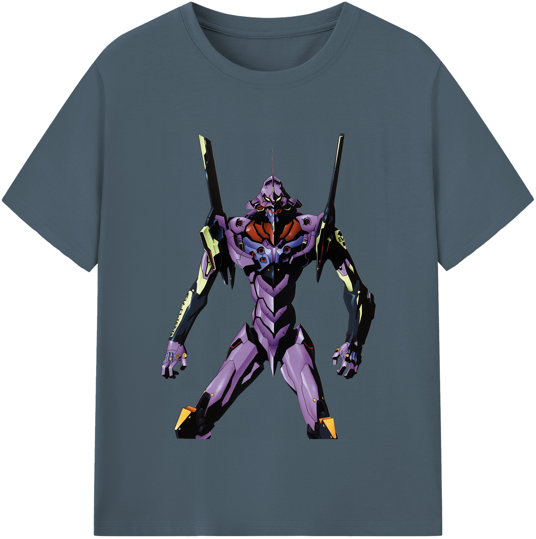 （画像用） EVA 新世紀エヴァンゲリオン 綿100％半袖Tシャツ（フロントプリント）